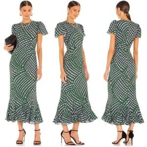 Rhode Lulani Dress | Woven Geo Purple size 2